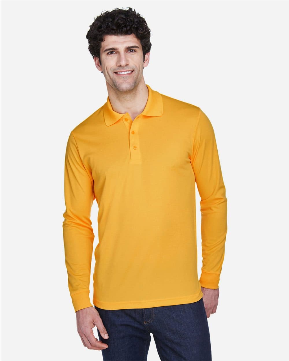 Image for Pinnacle Performance Long Sleeve Piqué Polo - 88192