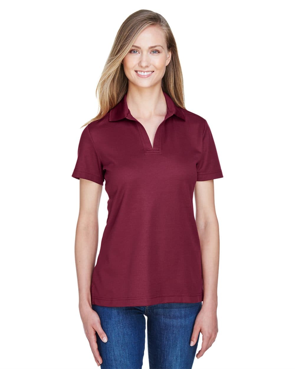 Image for Women's CrownLux Performance® Plaited Polo - DG20W