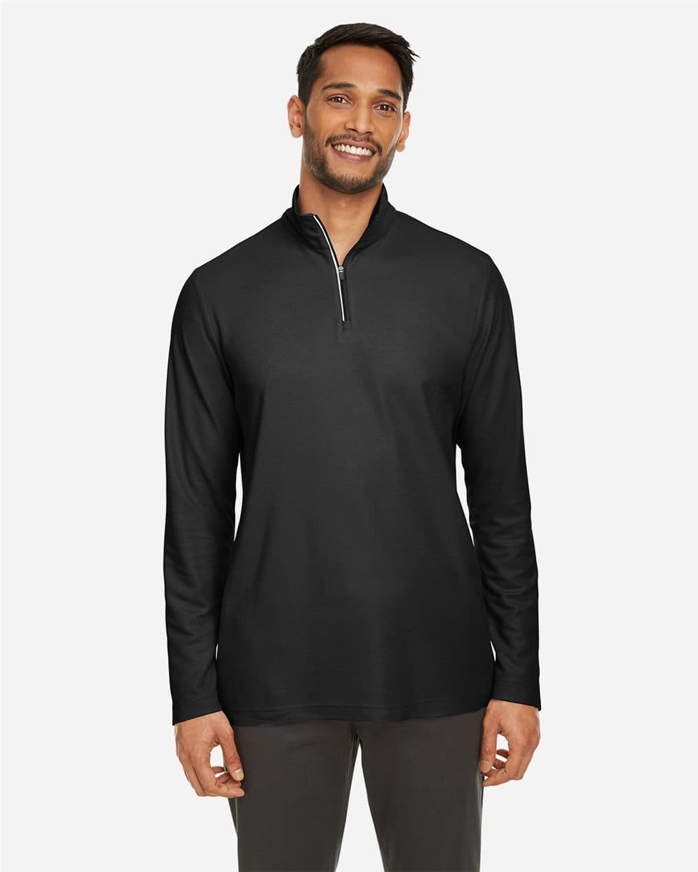 Image for Fusion ChromaSoft™ Pique Quarter-Zip Pullover - CE405