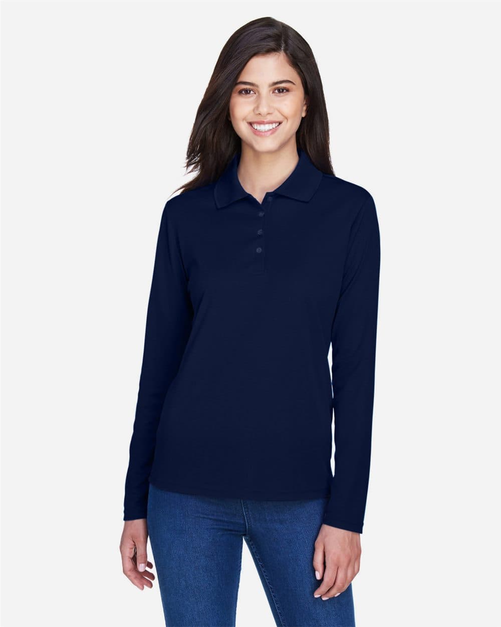 Image for Women's Pinnacle Performance Long Sleeve Piqué Polo - 78192