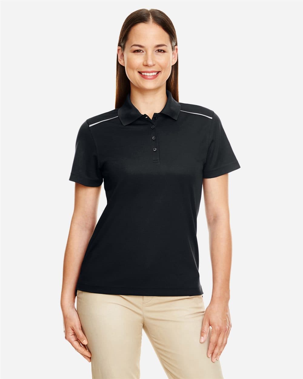 Image for Women's Radiant Performance Piqué Polo with Reflective Piping - 78181R