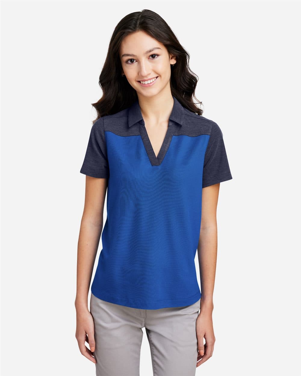 Image for Women's Fusion ChromaSoft™ Colorblock Polo - CE112CW