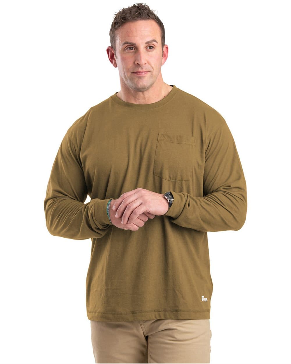 Image for Unisex Performance Long Sleeve Pocket T-Shirt - BSM39
