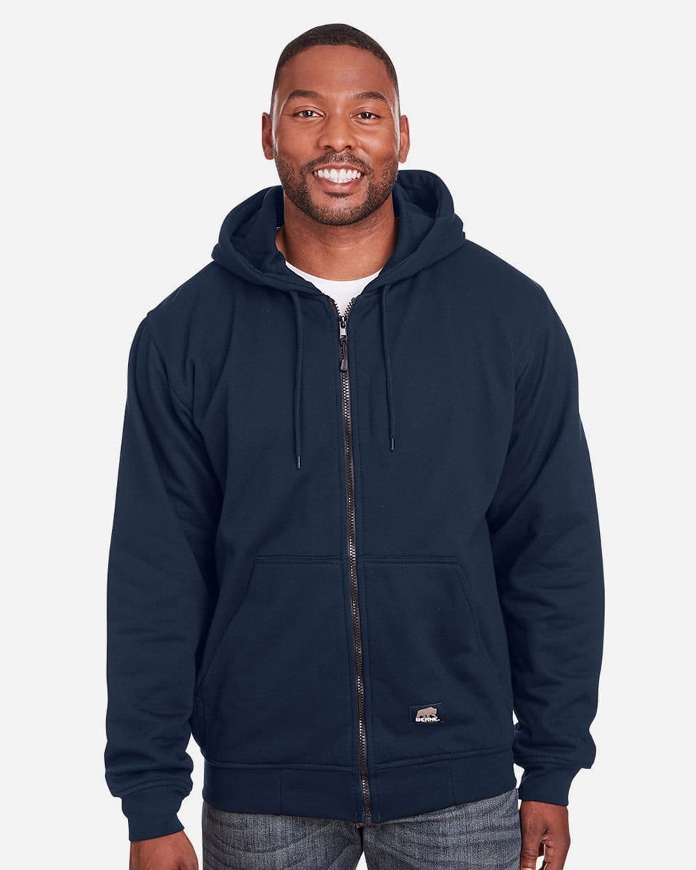 Image for Men's Tall Heritage Thermal-Lined Full-Zip Hooded Sweatshirt - SZ101T