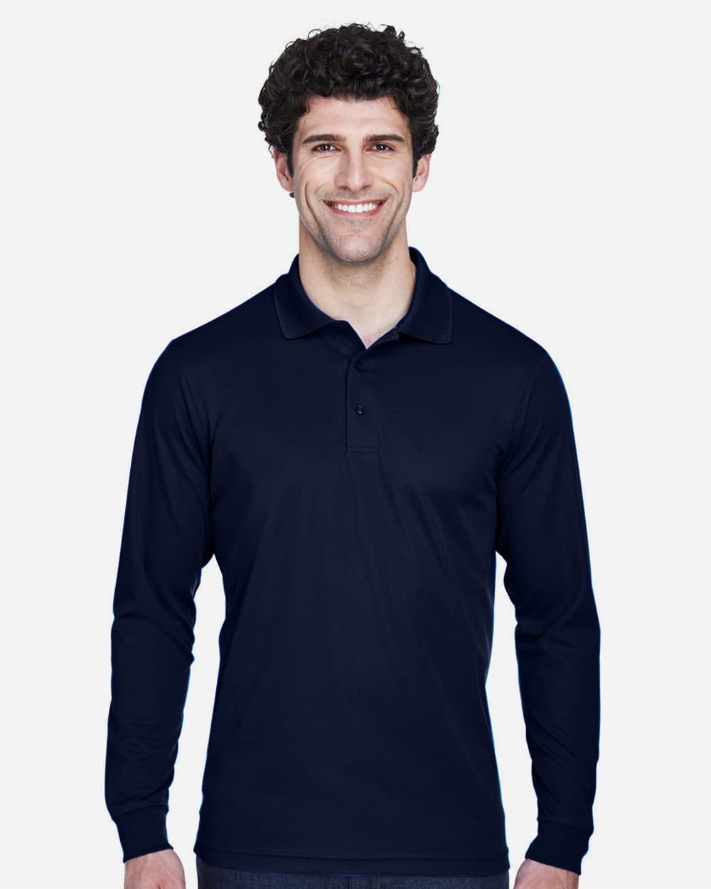 Image for Men's Tall Pinnacle Performance Long Sleeve Piqué Polo - 88192T