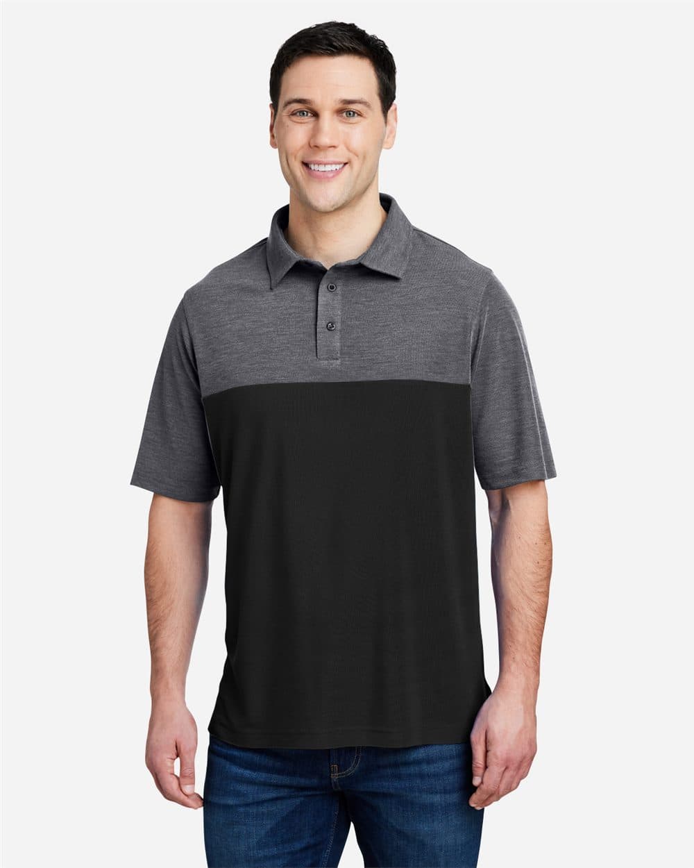 Image for Fusion ChromaSoft Colorblock Polo - CE112C