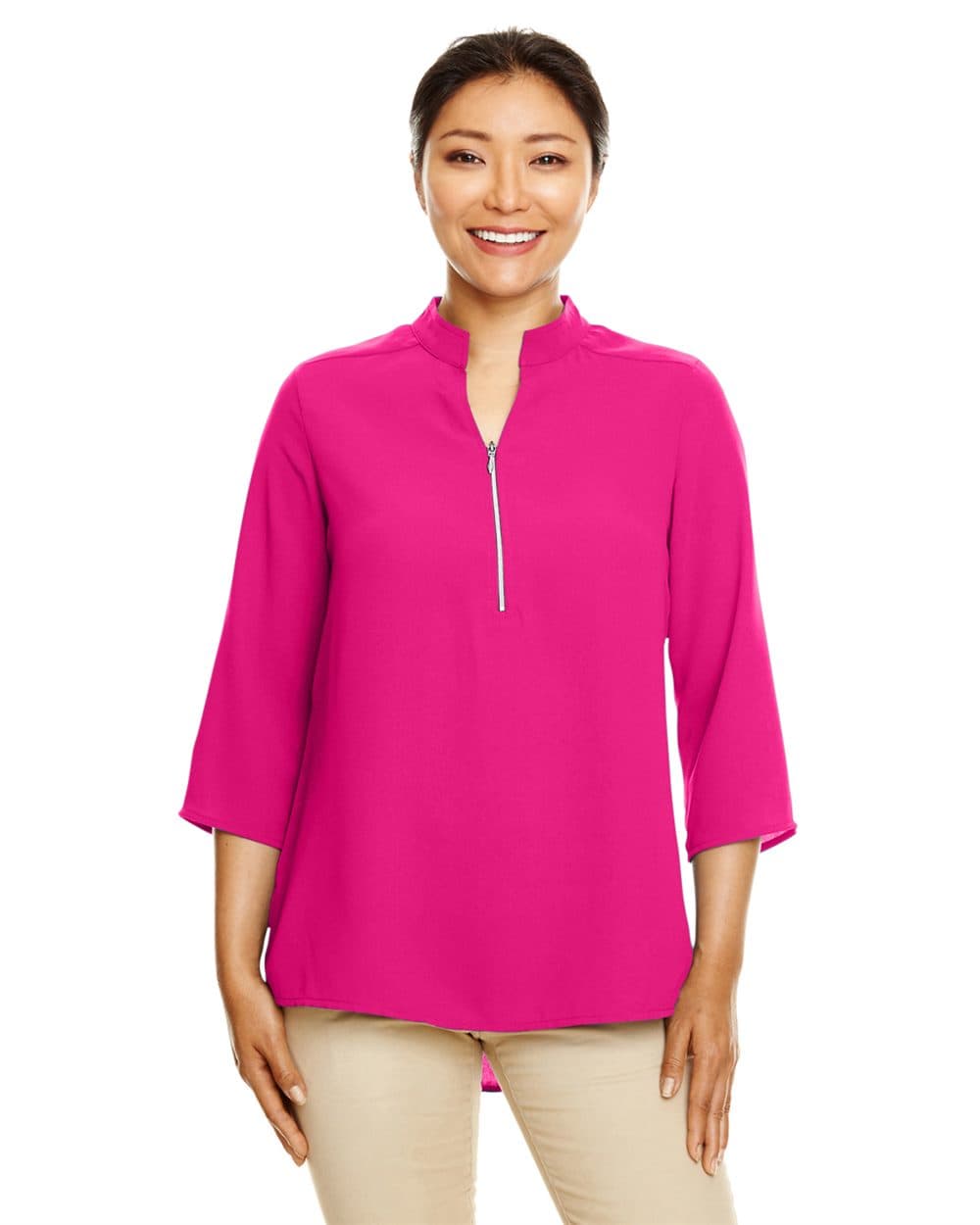 Image for Women's Perfect Fit™  Three-Quarter Sleeve Crepe Tunic - DP611W