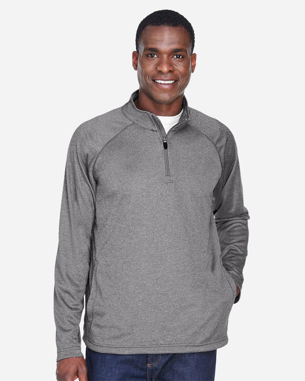 Image for Men's Stretch Tech-Shell® Compass Quarter-Zip Pullover - DG440