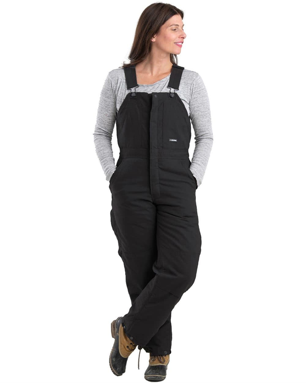 Image for Women's Softstone Duck Insulated Bib Overall - WB515