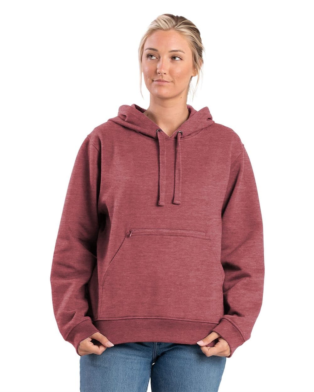 Image for Women's Heritage Zippered Pocket Hooded Sweatshirt - WSP418