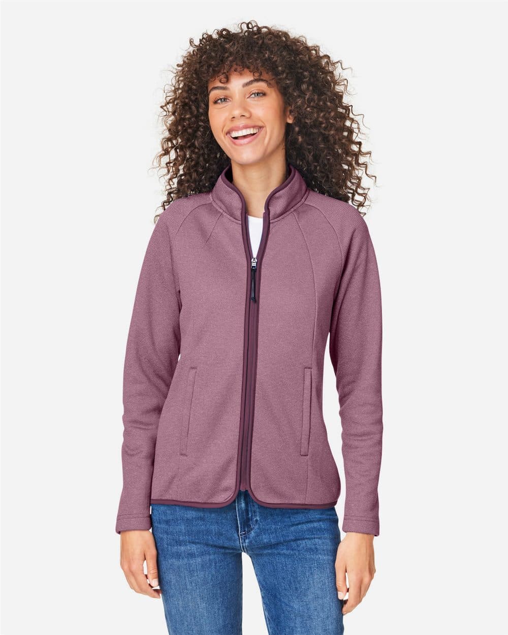 Image for Women's Venture Heathered Stripe Full-Zip - CE72W