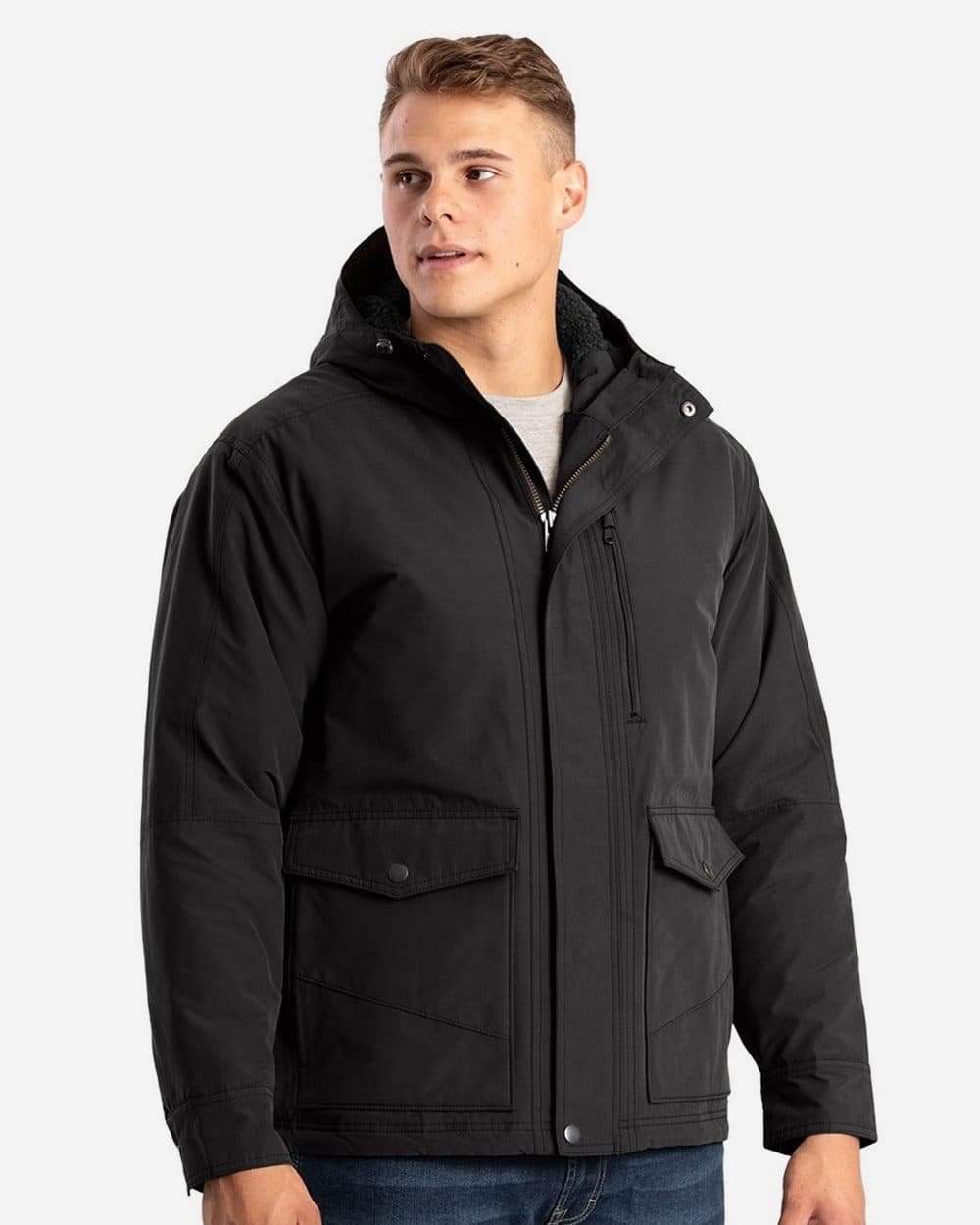 Image for Men's Highland Quilt-Lined Micro-Duck Hooded Jacket - HJ67