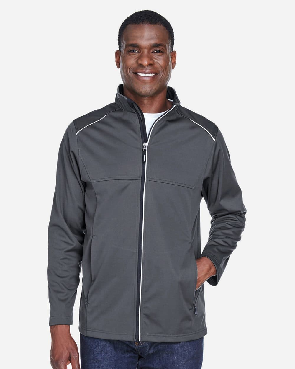 Image for Men's Tall Techno Lite Three-Layer Knit Tech-Shell - CE708T
