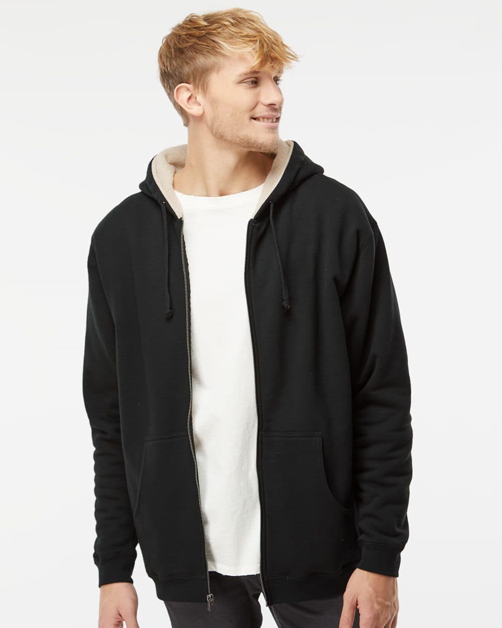 Image for Sherpa-Lined Full-Zip Hooded Sweatshirt - EXP40SHZ