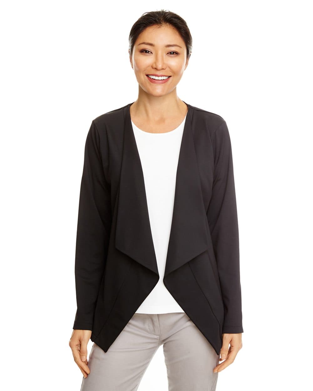 Image for Women's Perfect Fit™ Draped Open Blazer - DP465W