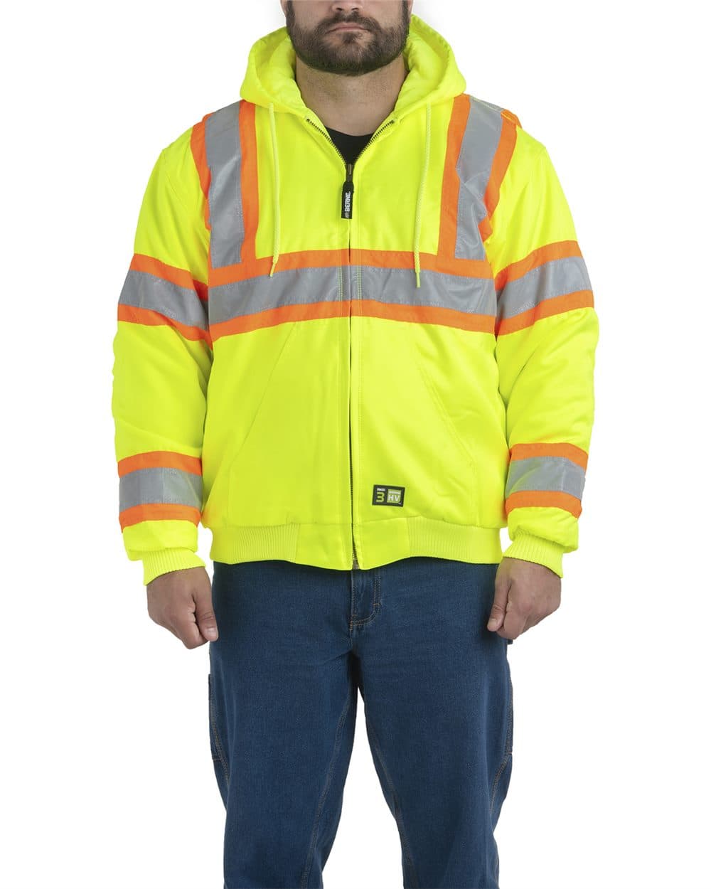 Image for Hi-Vis Class 3 Hooded Active Jacket - HVJ571