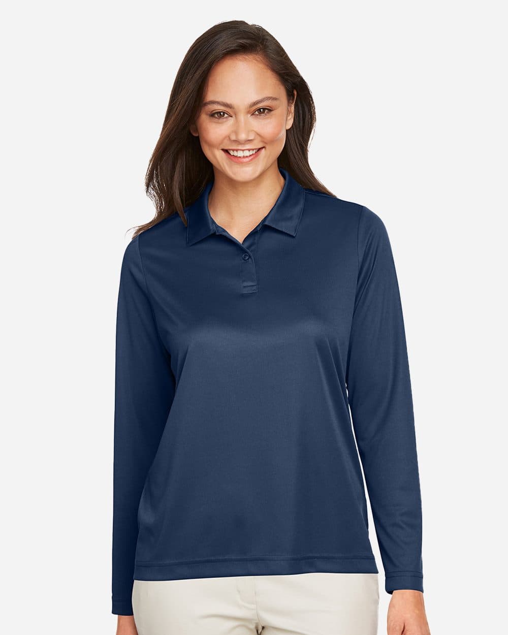 Image for Women's Zone Performance Long Sleeve Polo - TT51LW