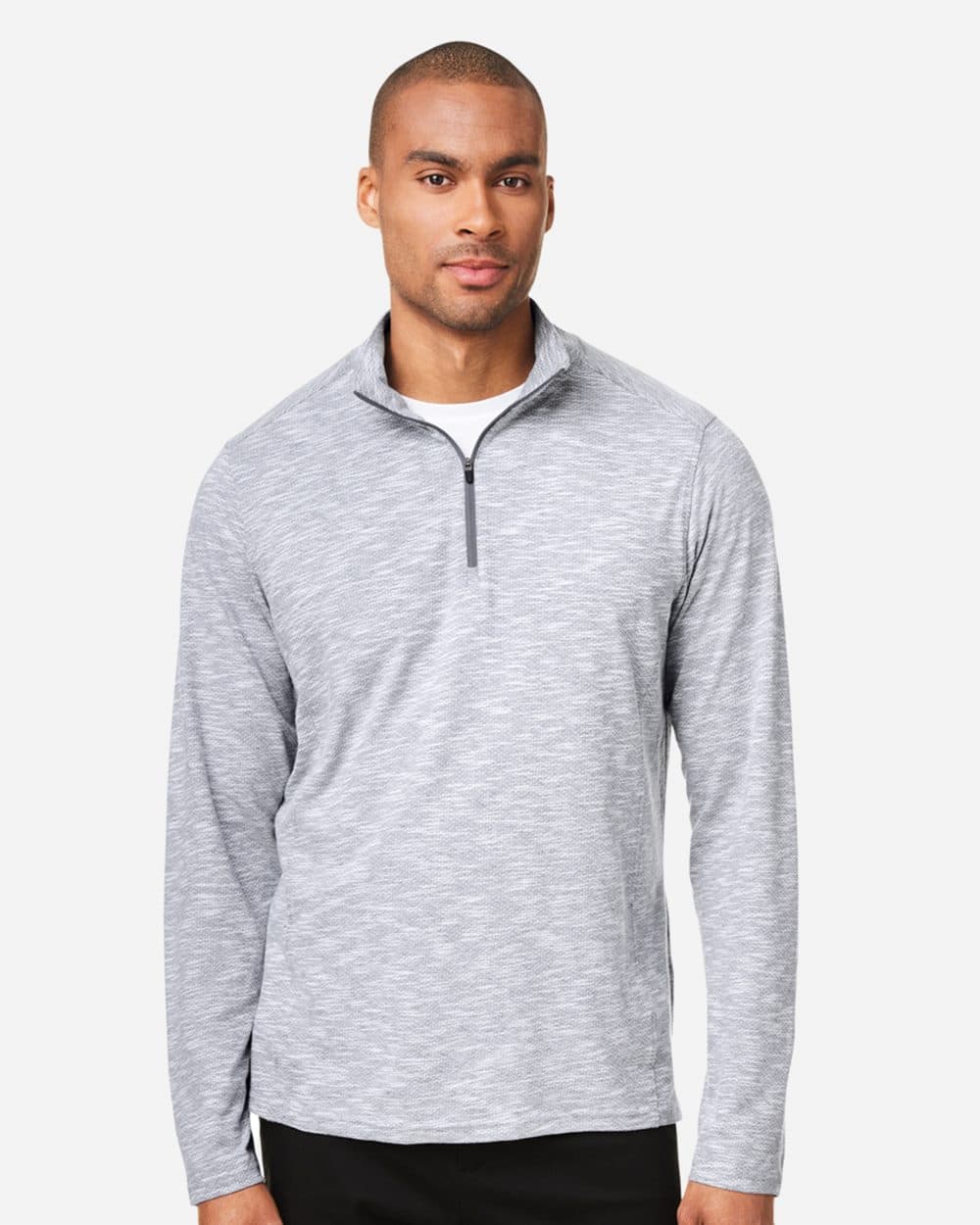 Image for Men's Eclipse Jacquard Quarter-Zip Pullover - NE415
