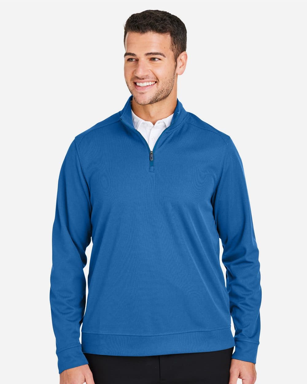 Image for Men's Express Tech Performance Pique Quarter-Zip Pullover - NE412