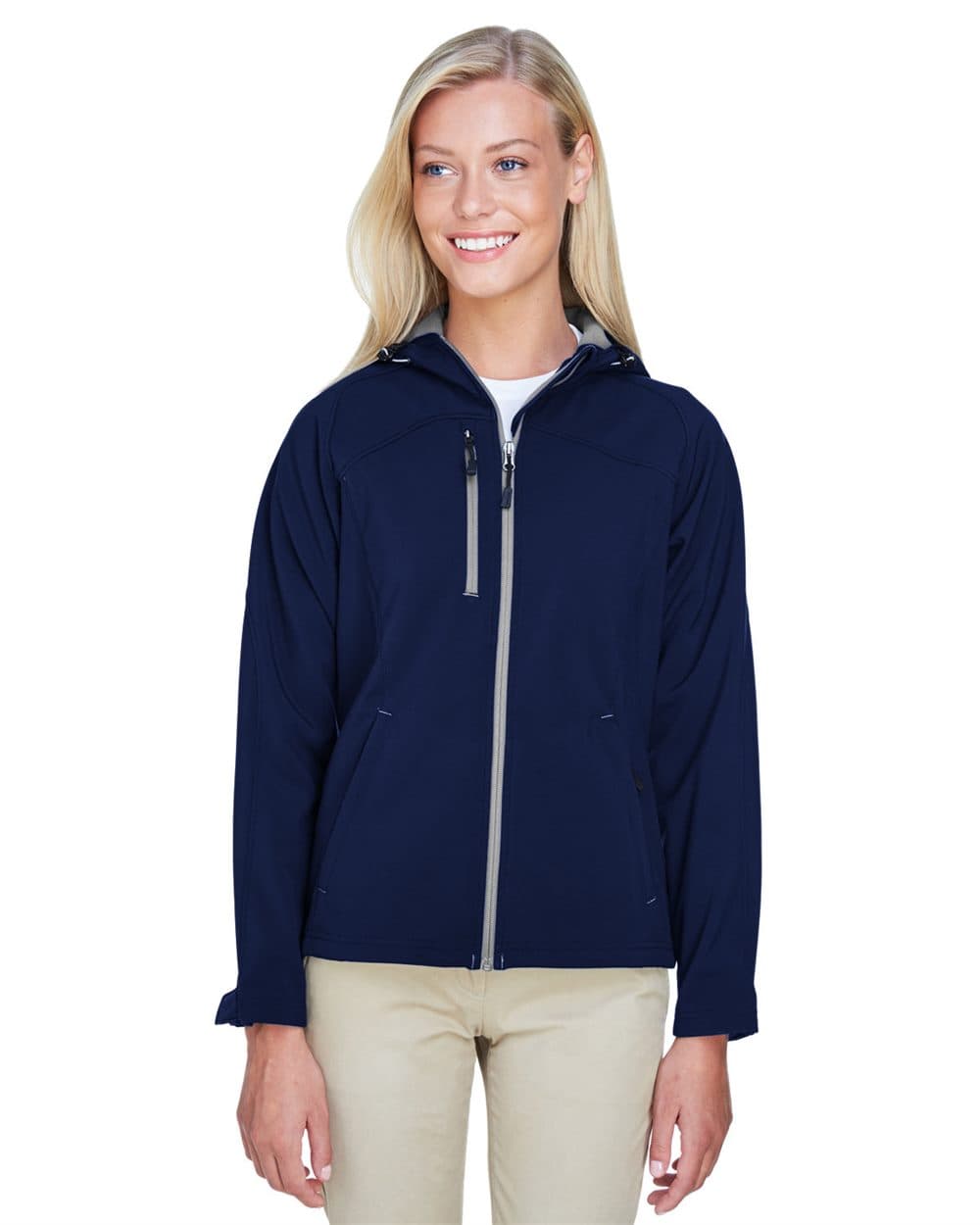 Image for Women's Prospect Two-Layer Fleece Bonded Soft Shell Hooded Jacket - 78166