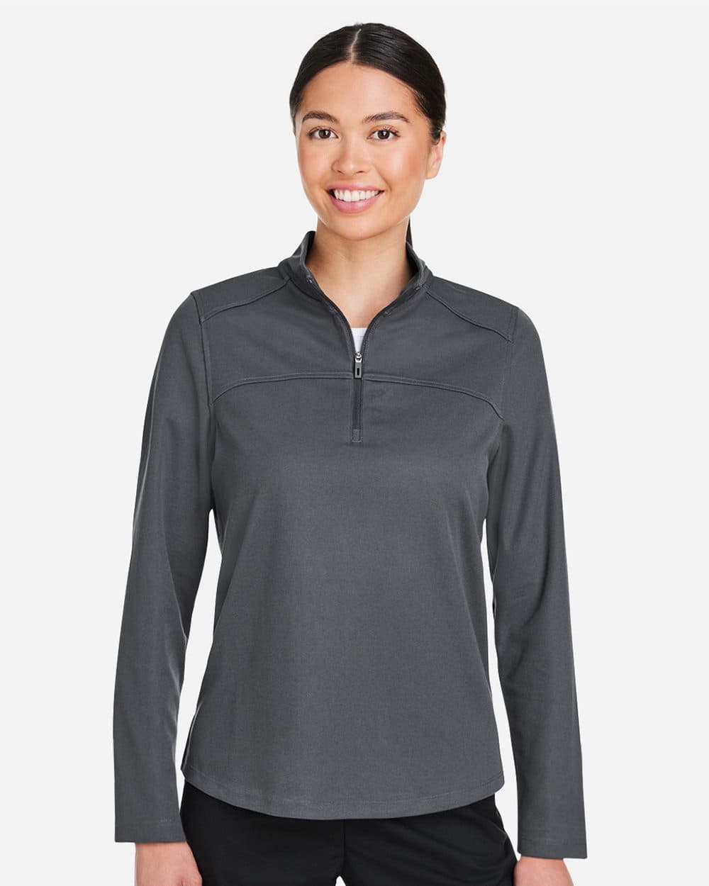 Image for Women's Express Tech Performance Pique Quarter-Zip Pullover - NE412W