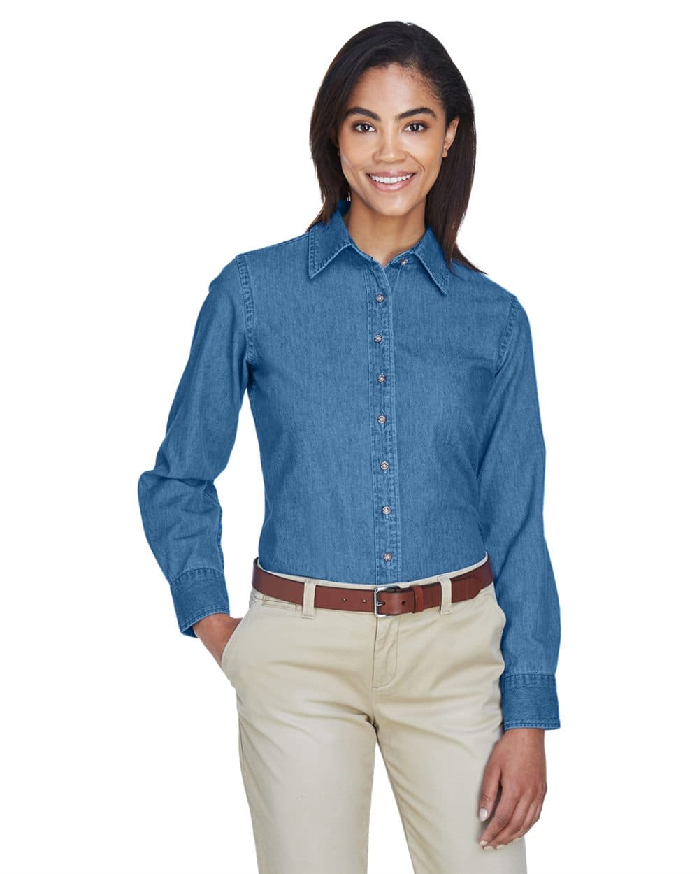 Image for Women's Long Sleeve Denim Shirt - M550W