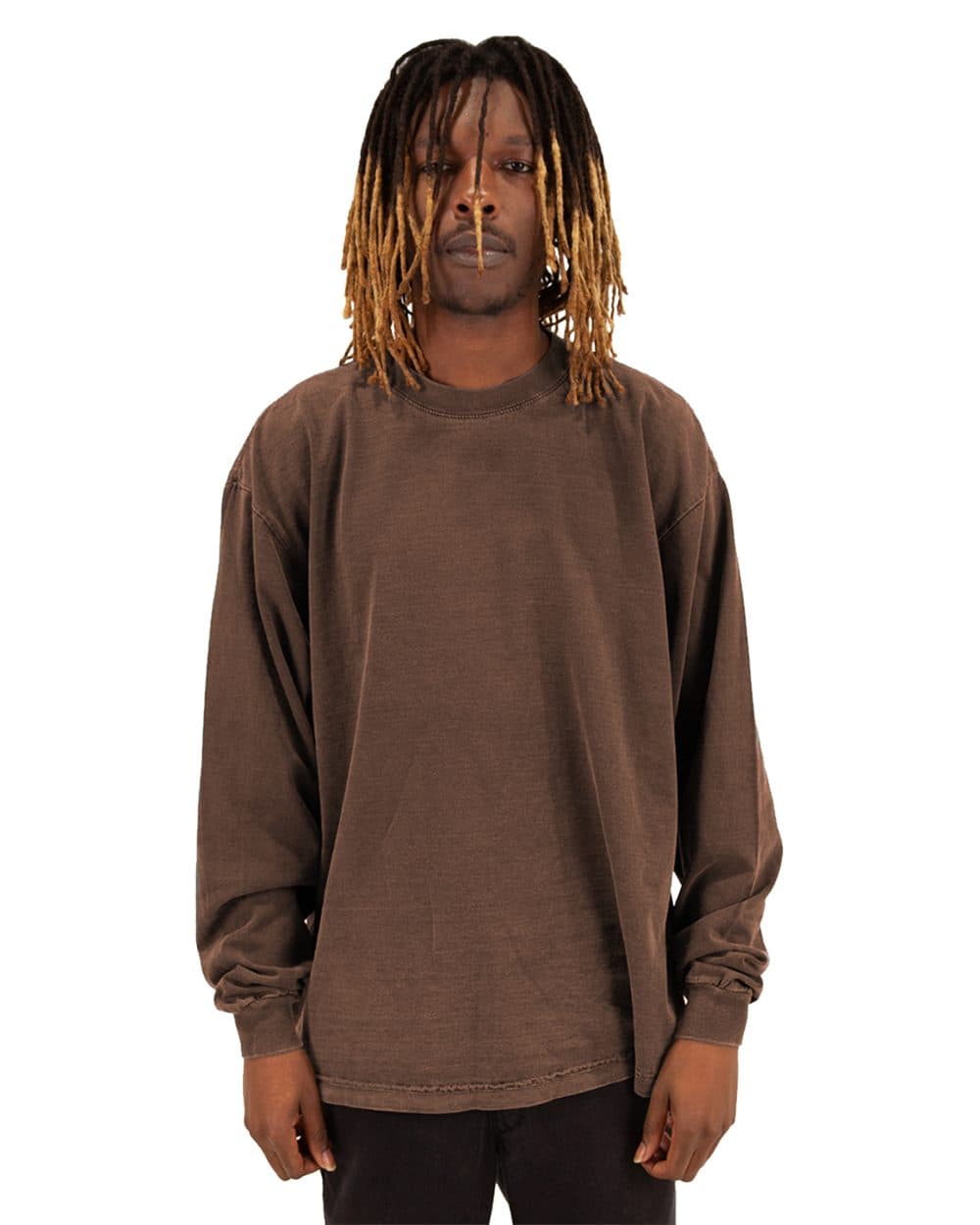 Image for Men's Garment-Dyed Long Sleeve T-Shirt - SHGDLS