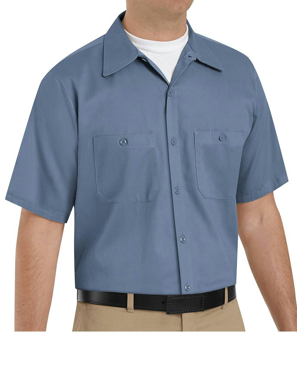 Image for Cotton Short Sleeve Uniform Shirt - SC40
