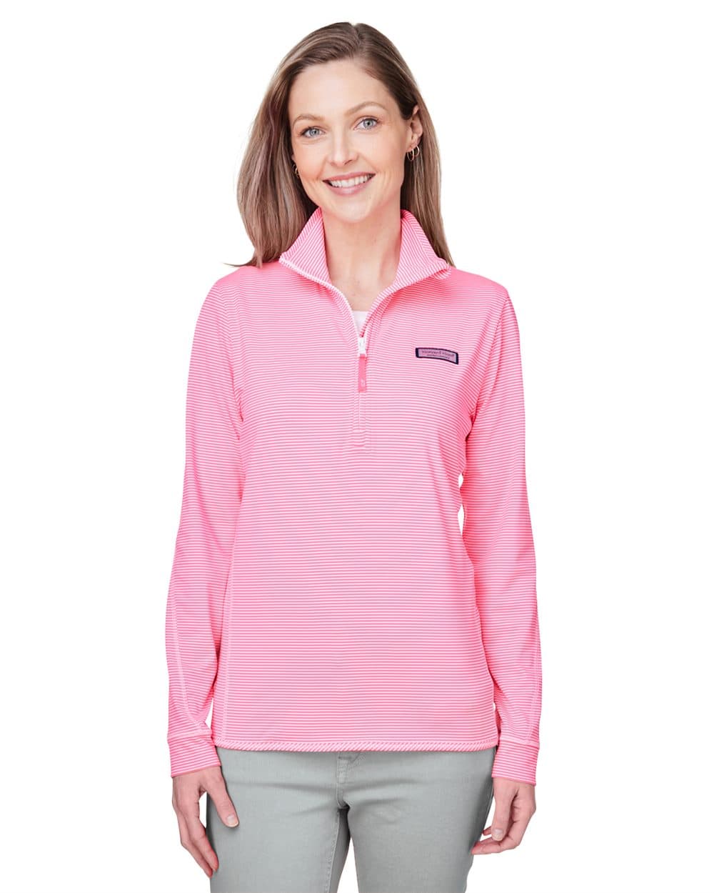 Image for Women's Microstripe Sankaty Half-Zip Pullover - K002521