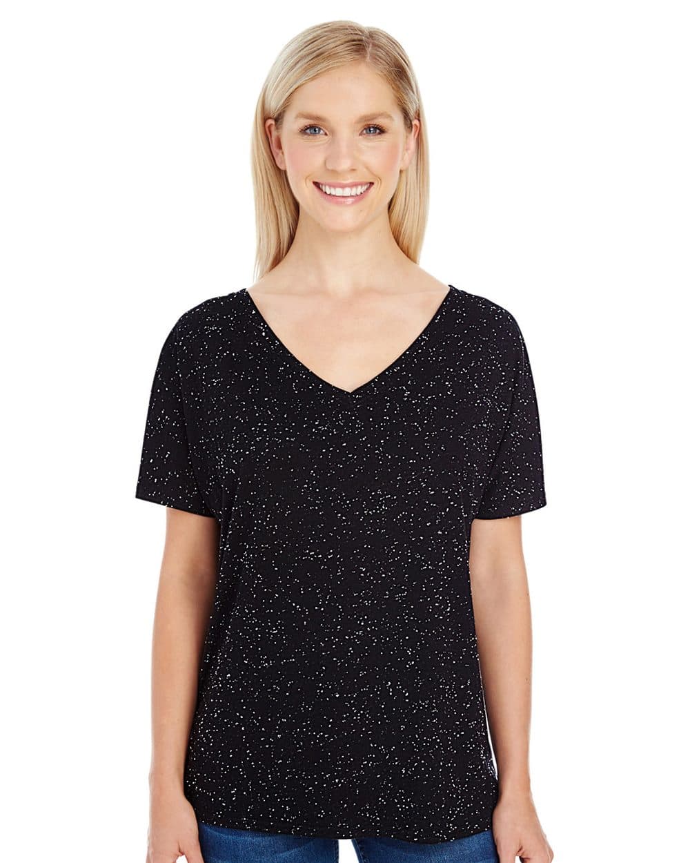 Image for Women's Tri-Blend Fleck V-Neck T-Shirt - 203FV