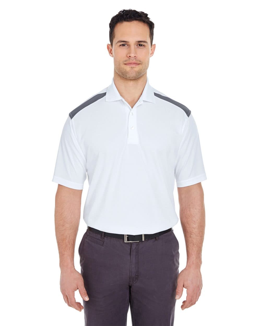 Image for Unisex Cool & Dry Two-Tone Mesh Piqué Polo - 8215