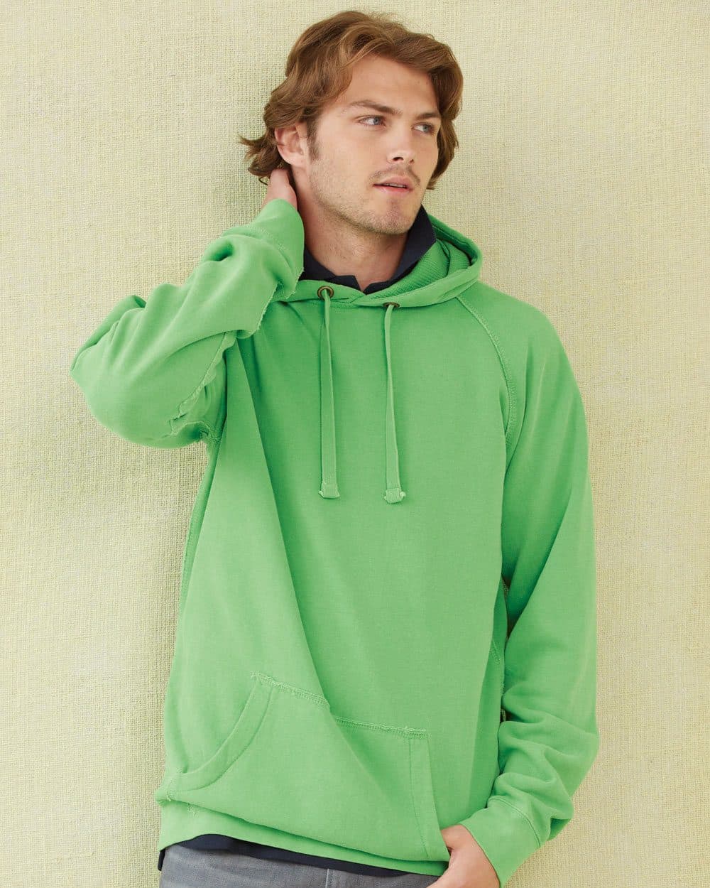 Image for Garment Dyed Hooded Sweatshirt - 1565