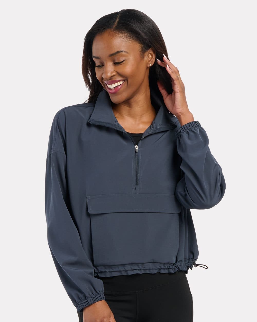 Image for Women's Stretch Woven Quarter-Zip Pullover - BW5204