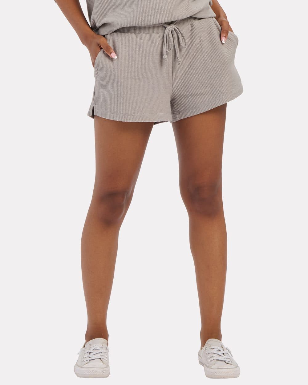 Image for Women's Ribbed Knit Shorts - BW6506