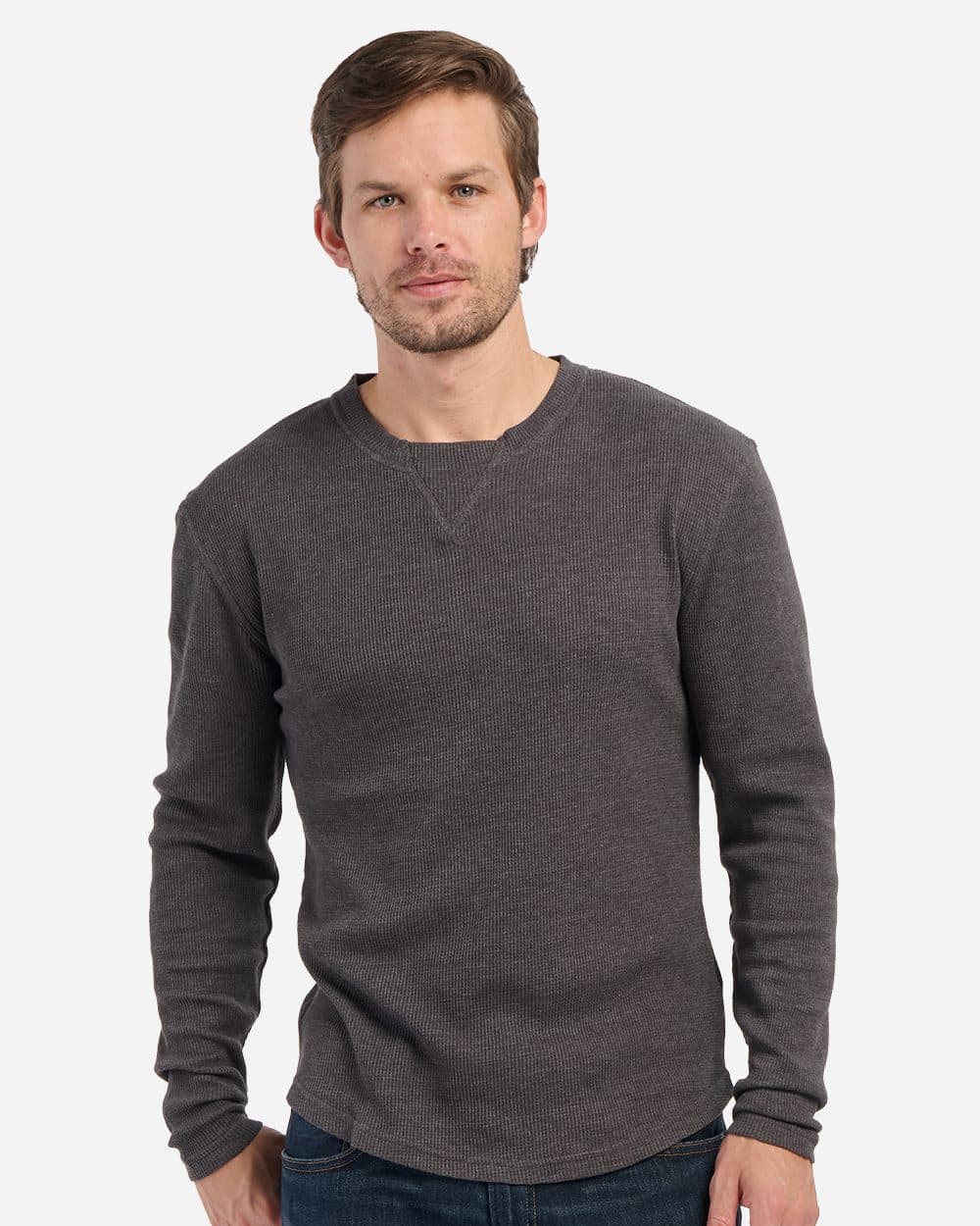 Image for Men's Waffle Knit Long Sleeve T-Shirt - BM3103