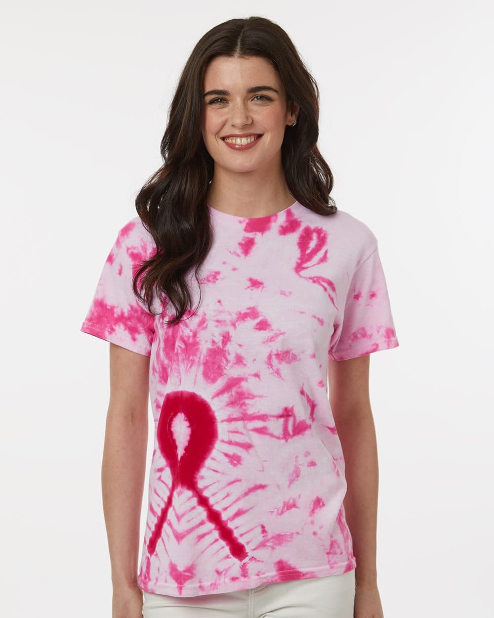 Image for Awareness Ribbon Tie-Dyed T-Shirt - 200AR