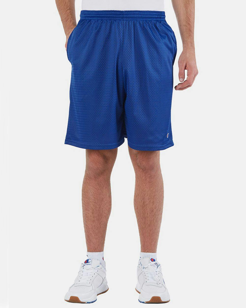 Image for Polyester Mesh 9" Shorts with Pockets - S162