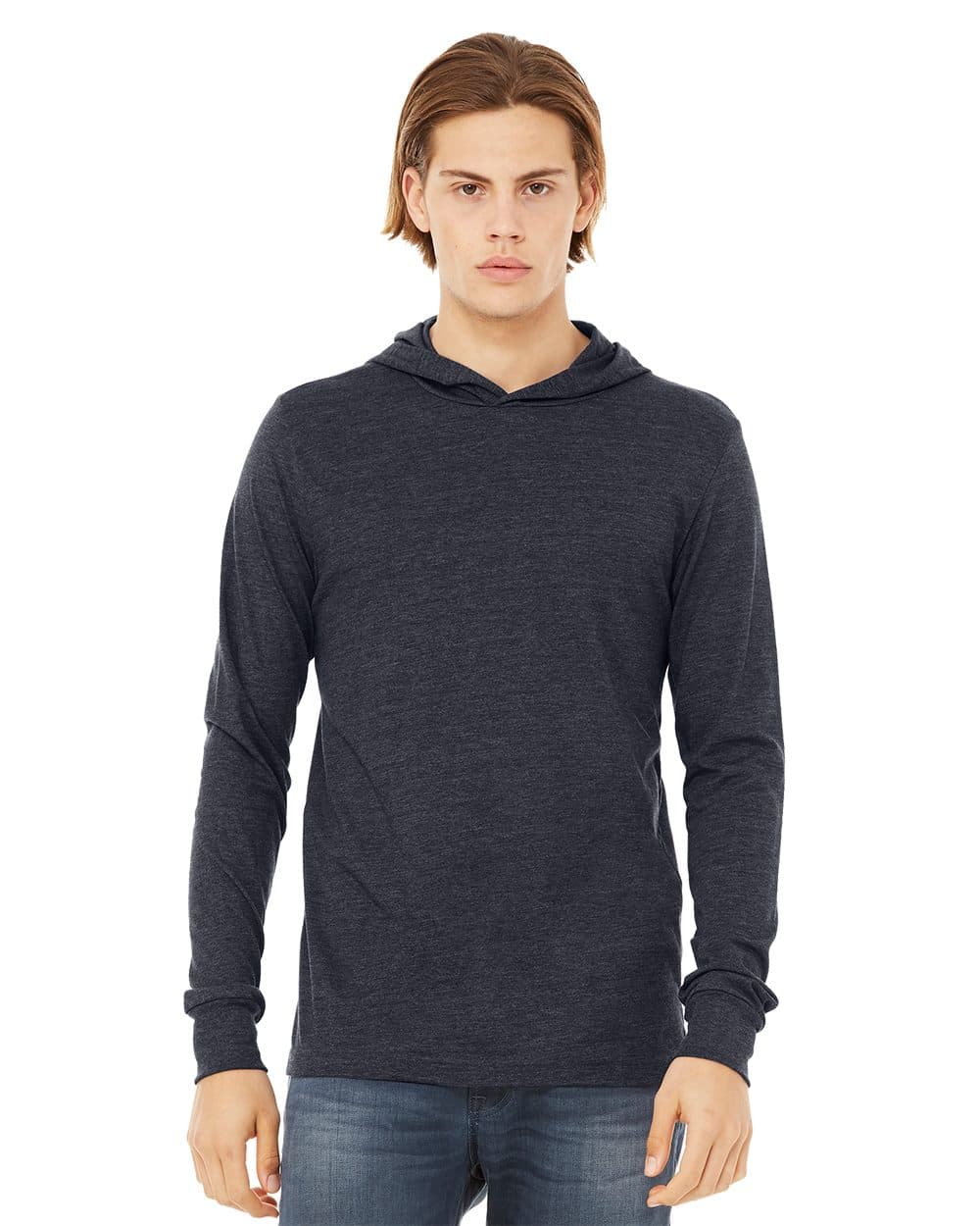 Image for Unisex Jersey Hooded Long Sleeve Tee - 3512