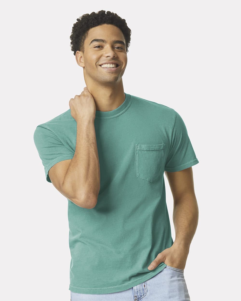 Image for Garment-Dyed Heavyweight Pocket T-Shirt - 6030