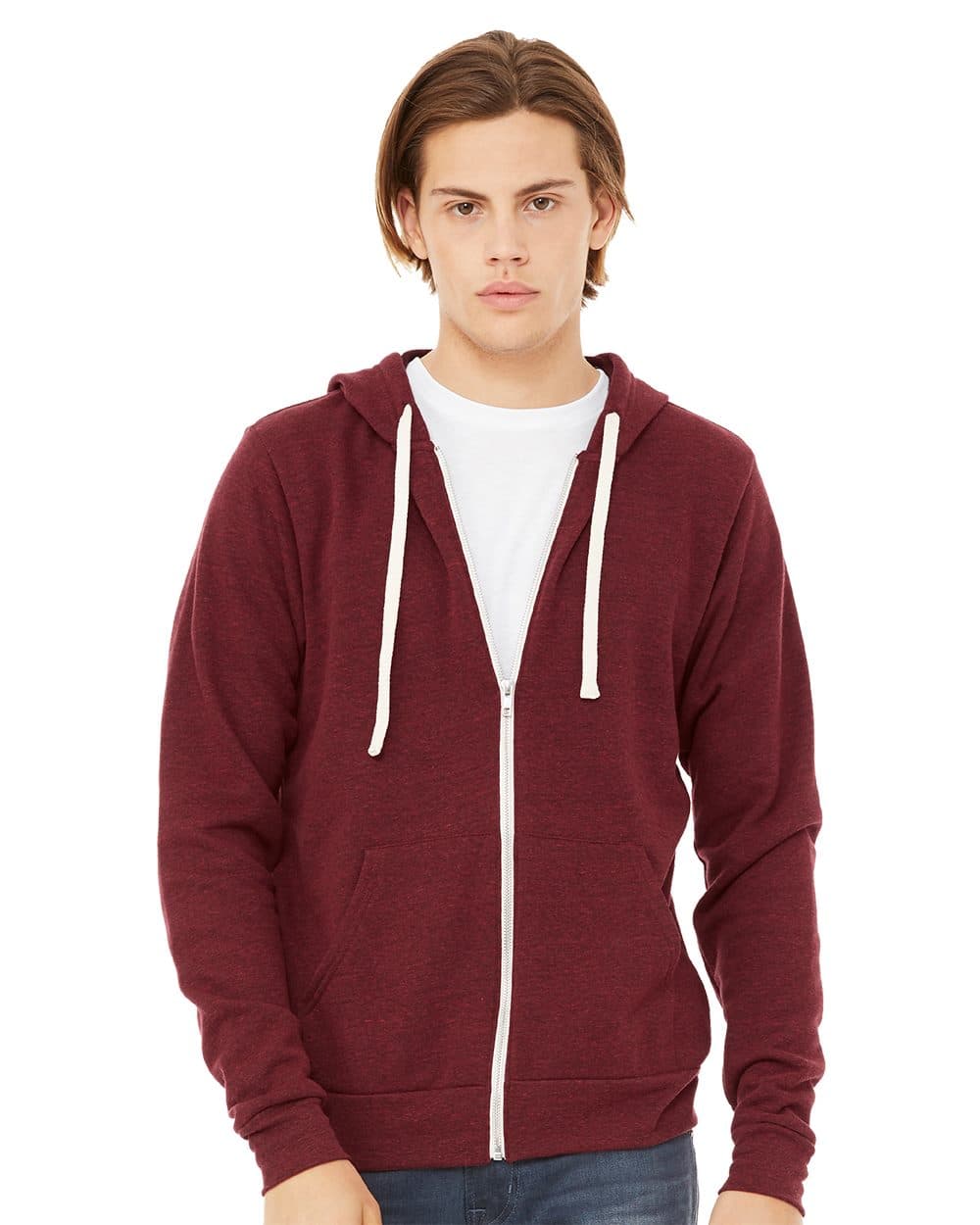 Image for Triblend Sponge Fleece Full-Zip Hoodie - 3909