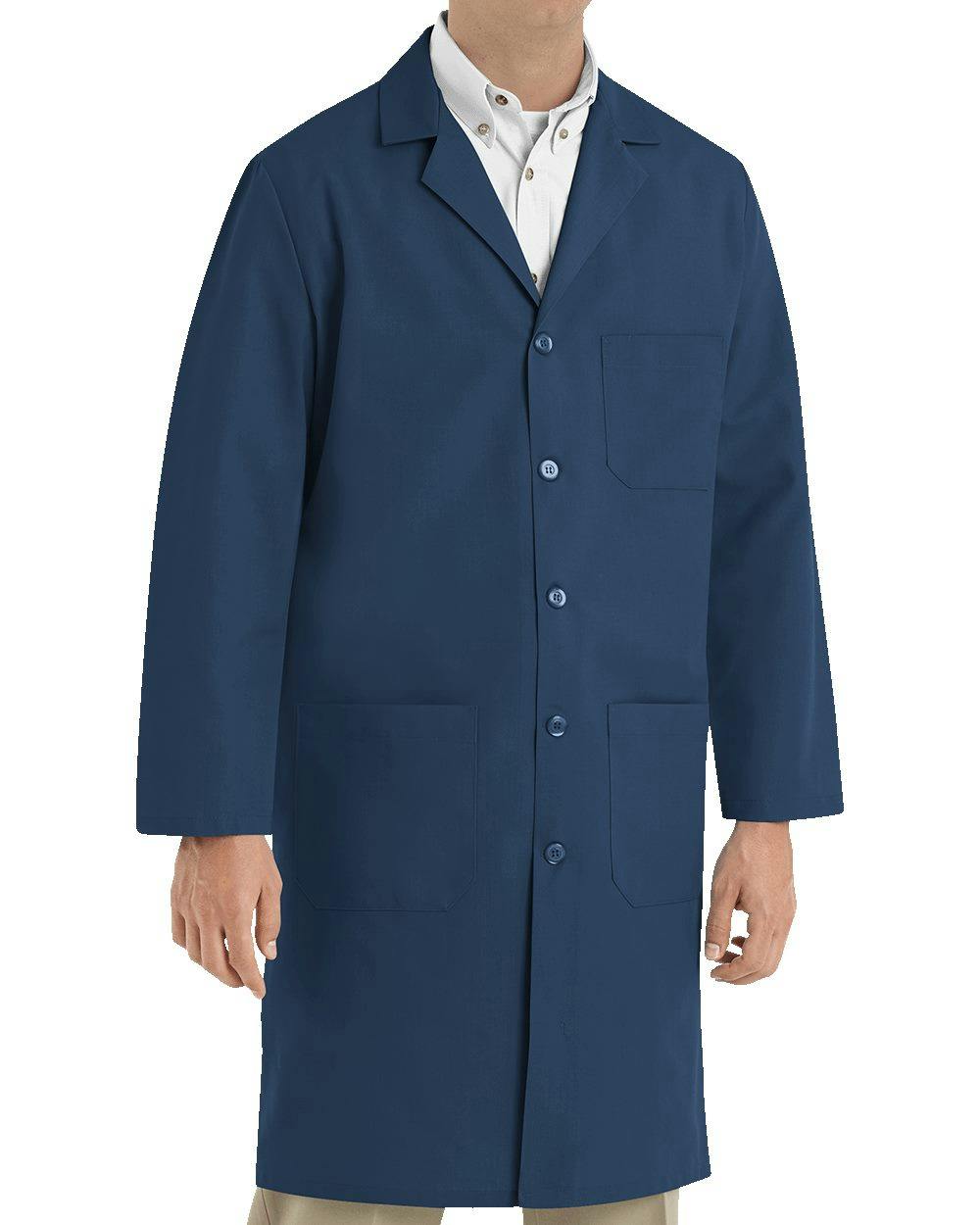 Image for Button Front Lab Coat - KP14