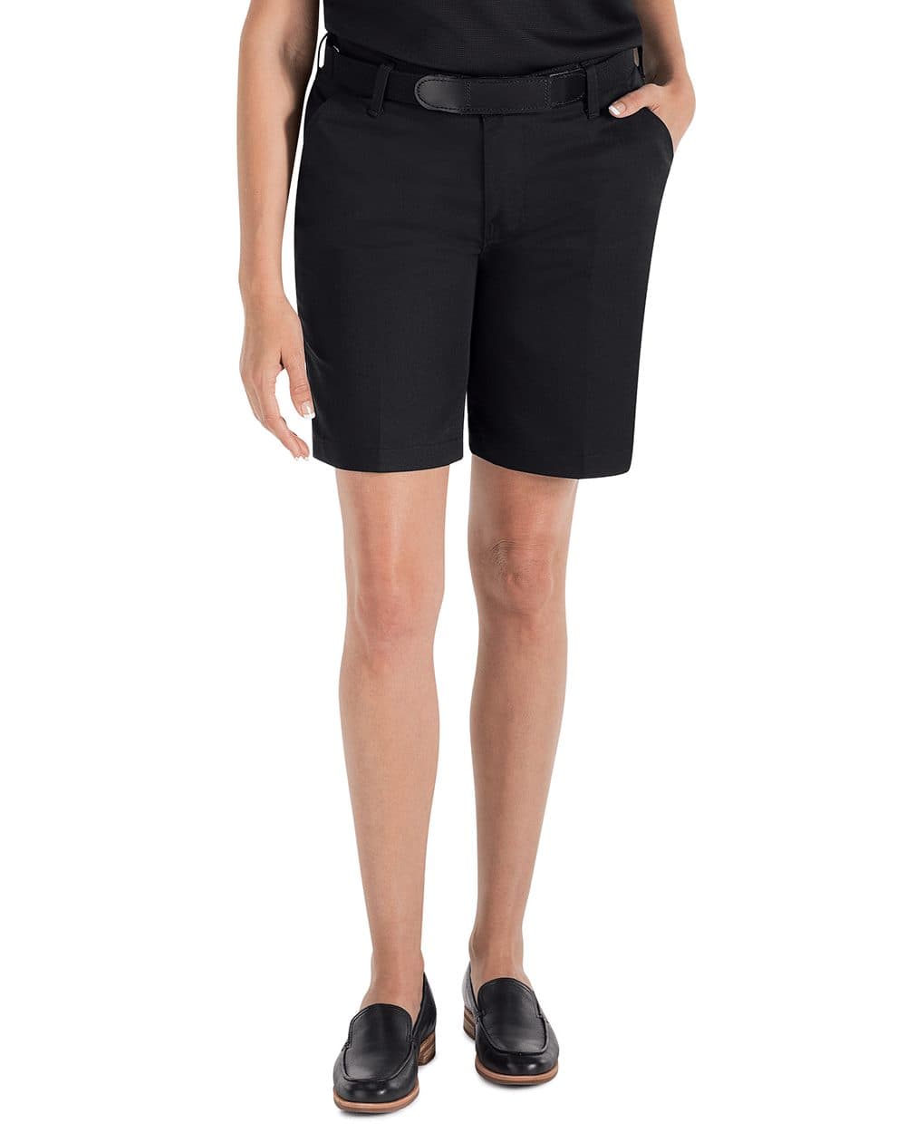 Image for Women's Plain Front Shorts, 8 Inch Inseam - PT27