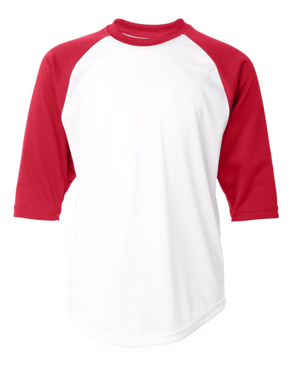 Image for Youth B-Core Three-Quarter Sleeve Baseball T-Shirt - 2133
