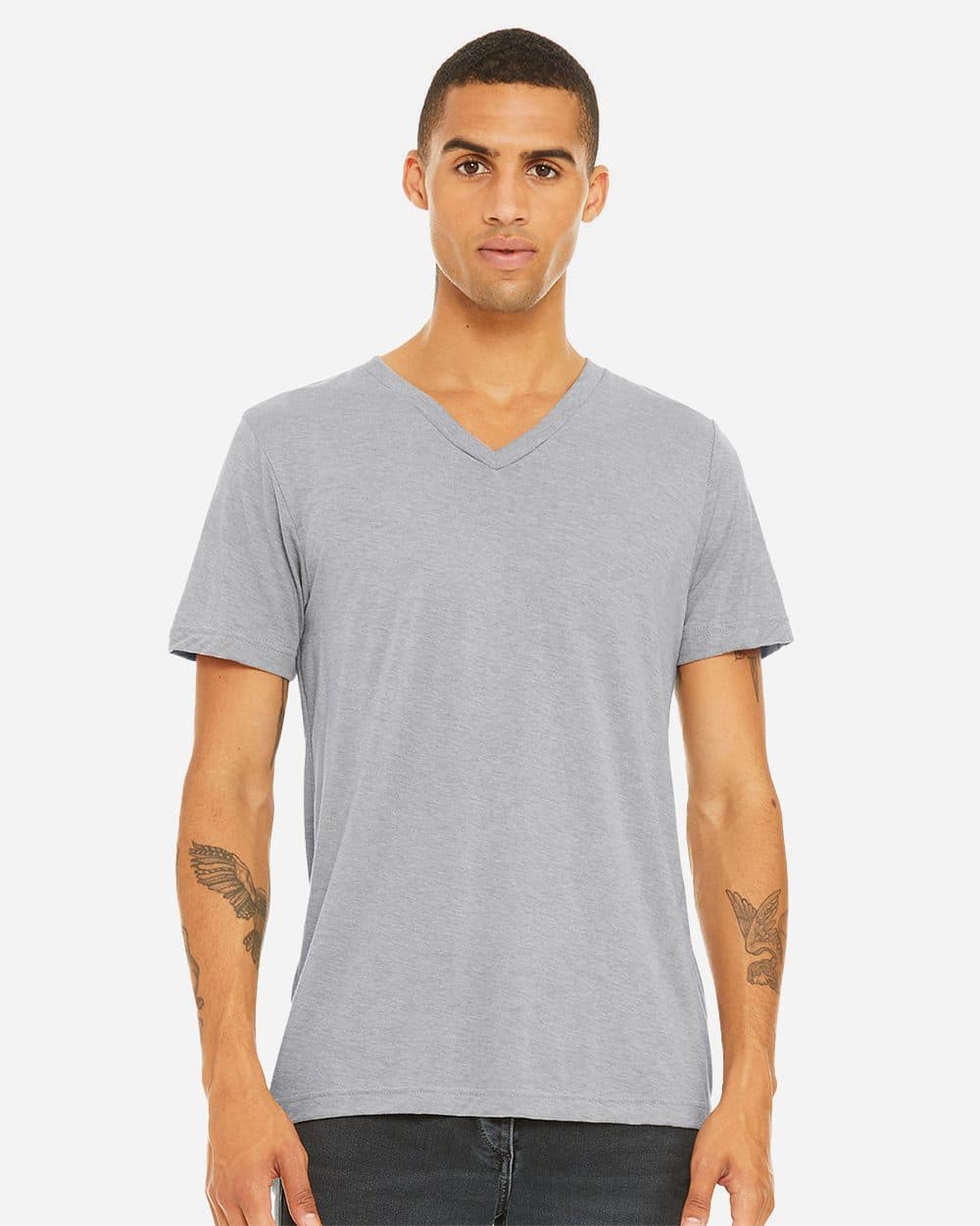 Image for Unisex Triblend V-Neck Tee - 3415