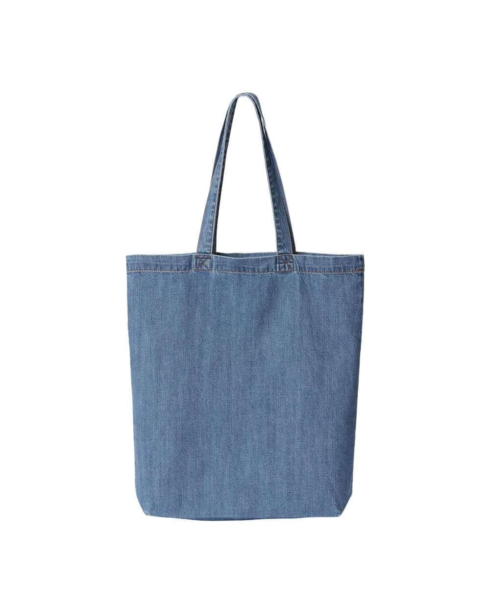 Image for Cotton Denim Gusseted Tote Bag - 7761A