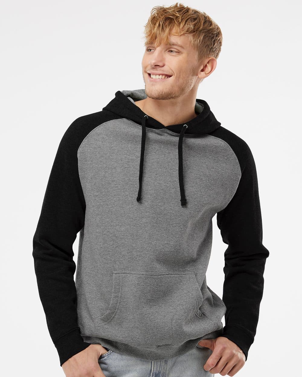 Image for Unisex Raglan Hooded Sweatshirt - IND40RP