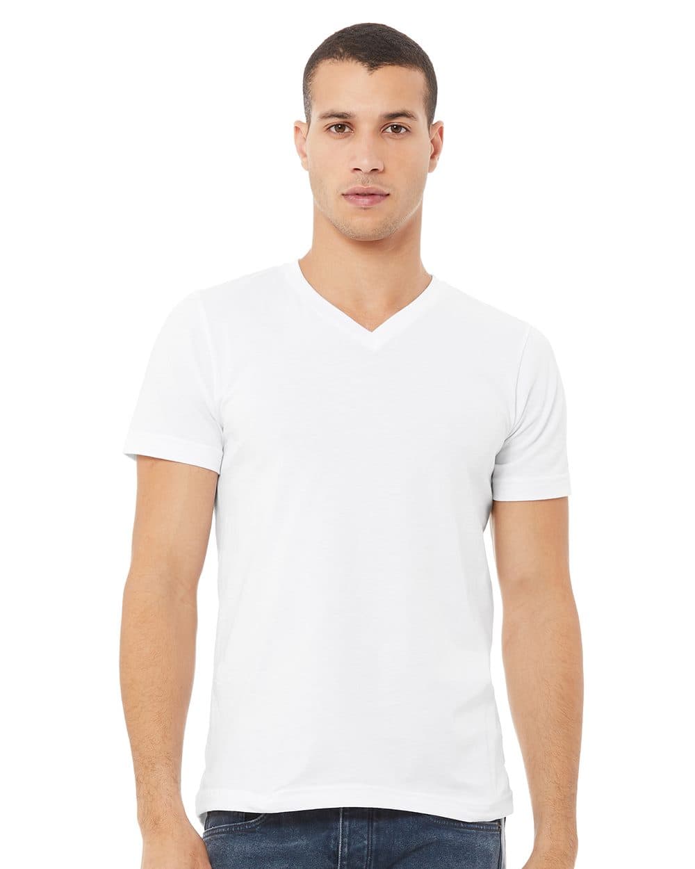 Image for Unisex Jersey V-Neck Tee - 3005