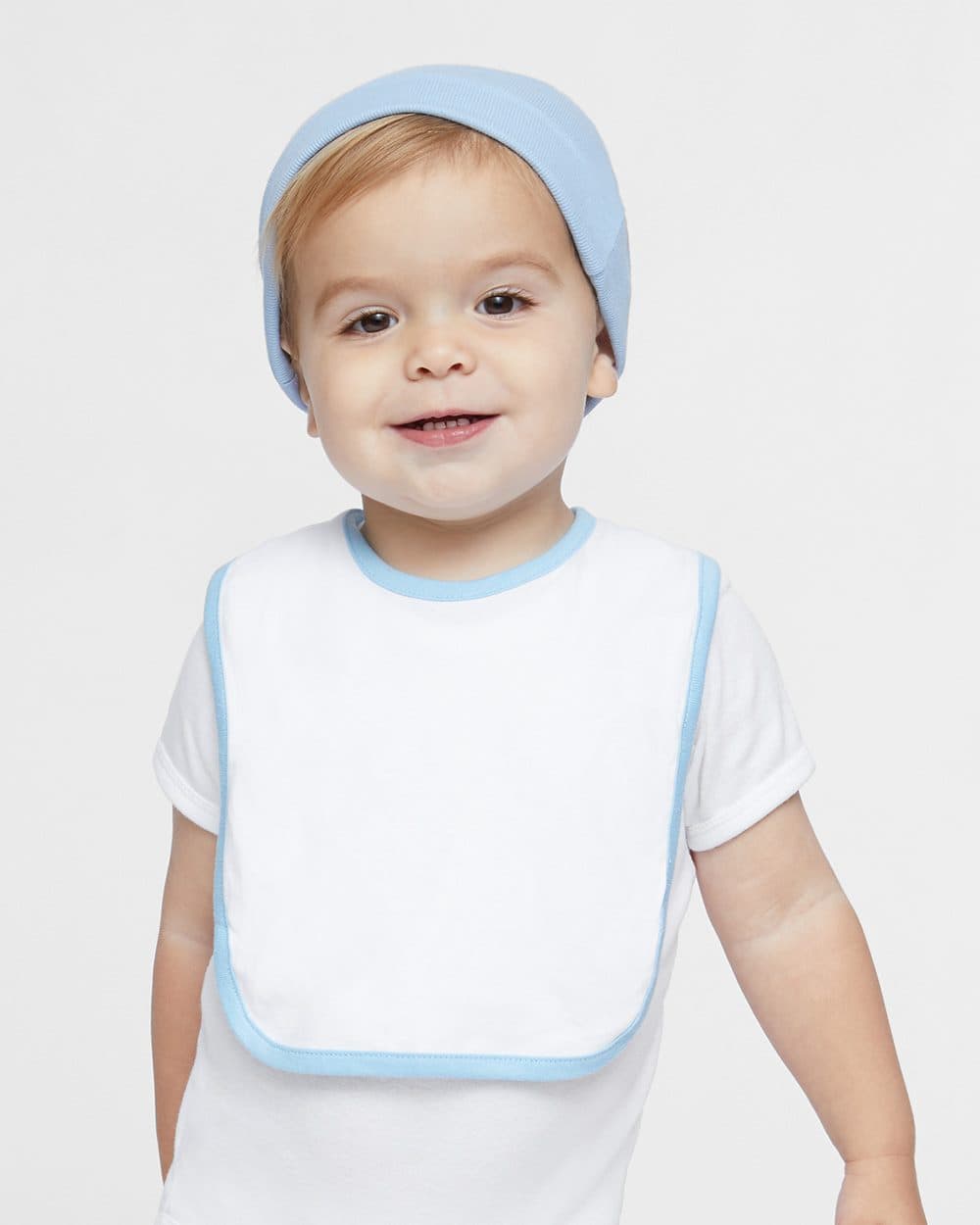 Image for Infant Contrast Trim Premium Jersey Bib - 1004