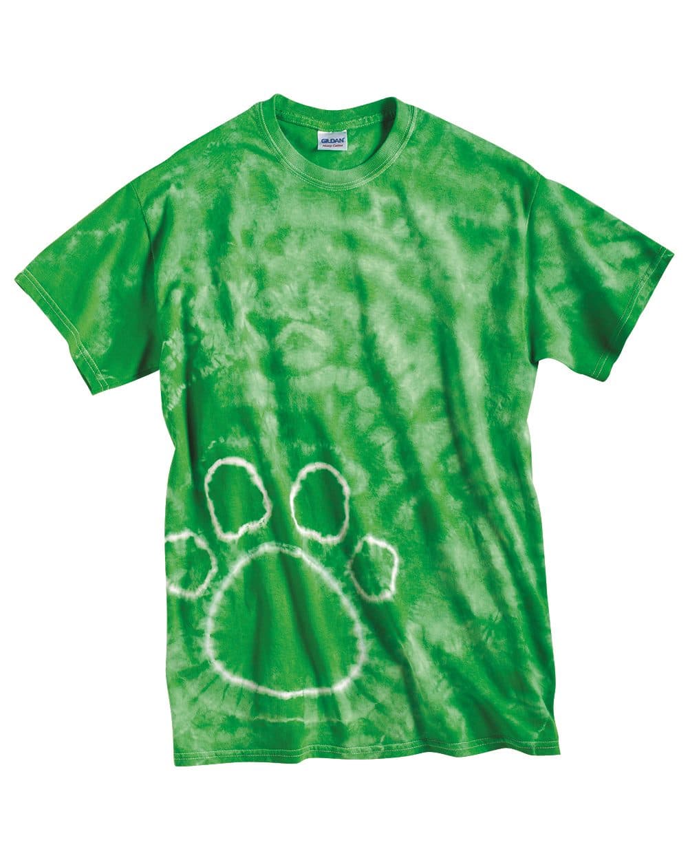 Image for Pawprint Tie-Dyed T-Shirt - 200PR