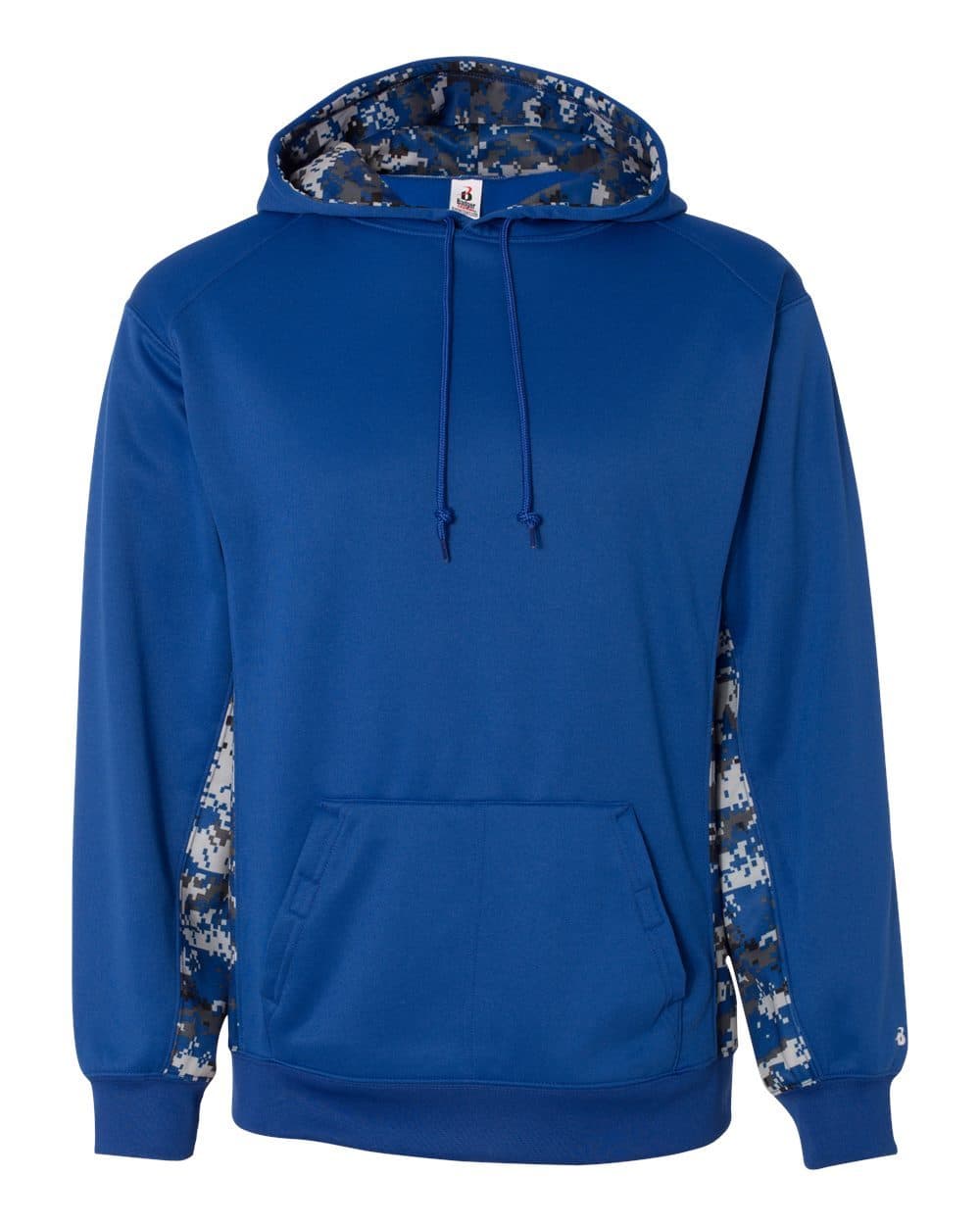 Image for Digital Camo Colorblock Performance Fleece Hooded Sweatshirt - 1464